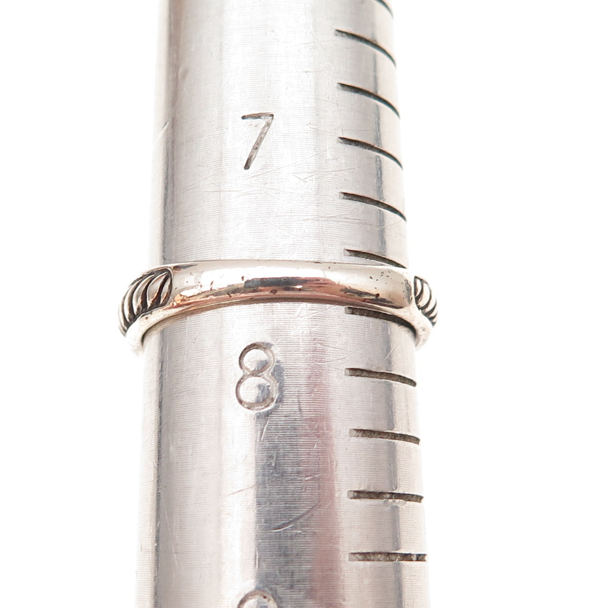 Brighton 925 Sterling Silver Vintage Oxidized Ring Size 7.75