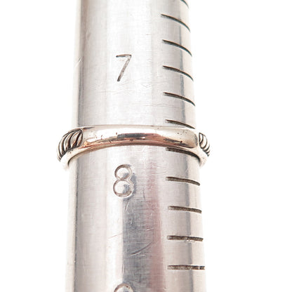Brighton 925 Sterling Silver Vintage Oxidized Ring Size 7.75