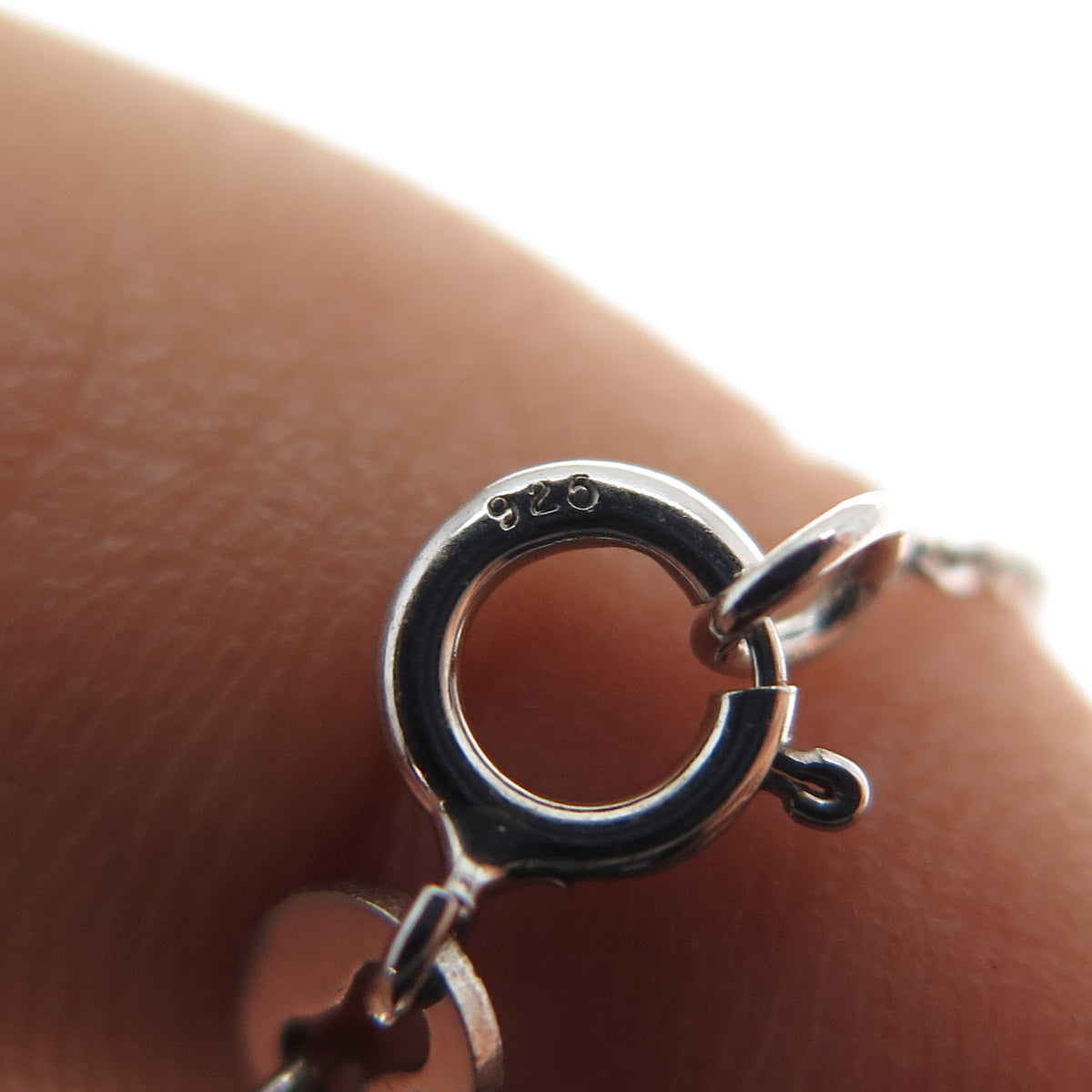 DASAN Sterling Silver Real Multi-Color Diamond Turtle Cable Chain Necklace 18"