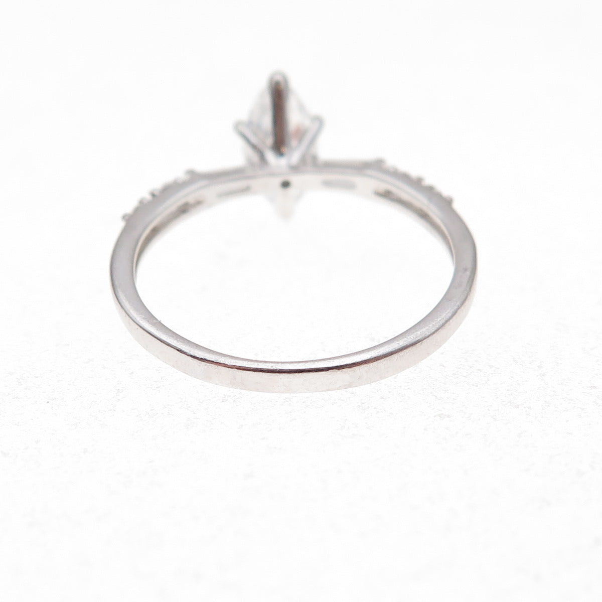 925 Sterling Silver Multi-Cut C Z Engagement Ring Size 8