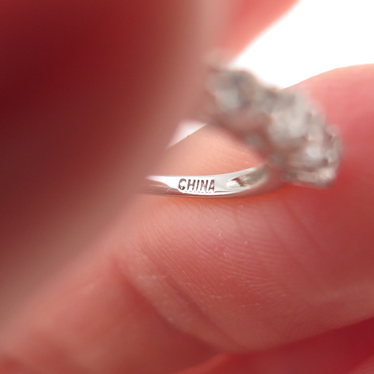 925 Sterling Silver Round-Cut C Z Stackable Ring Size 5