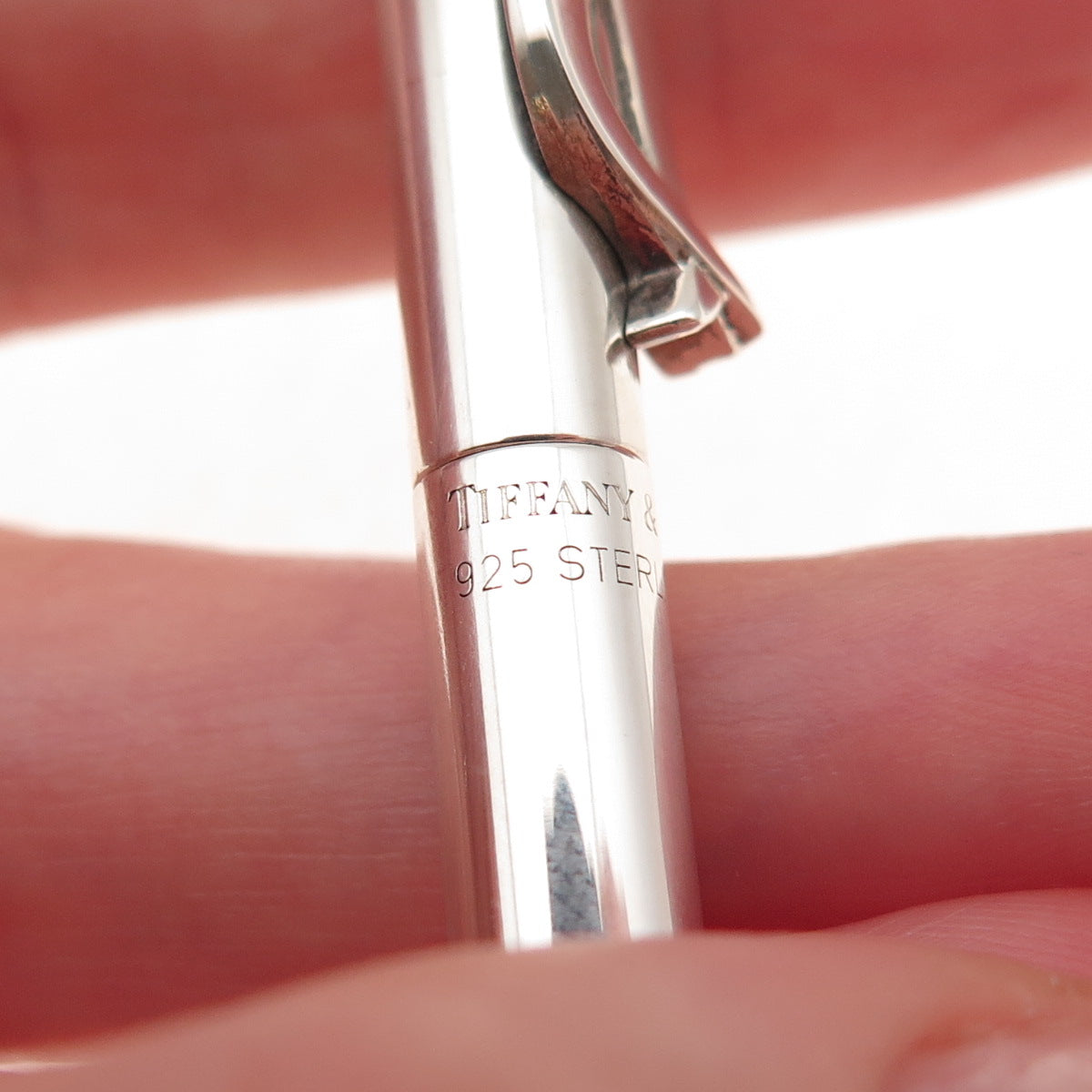 Tiffany & Co. 925 Sterling Silver Vintage Germany Bow Ballpoint Pen
