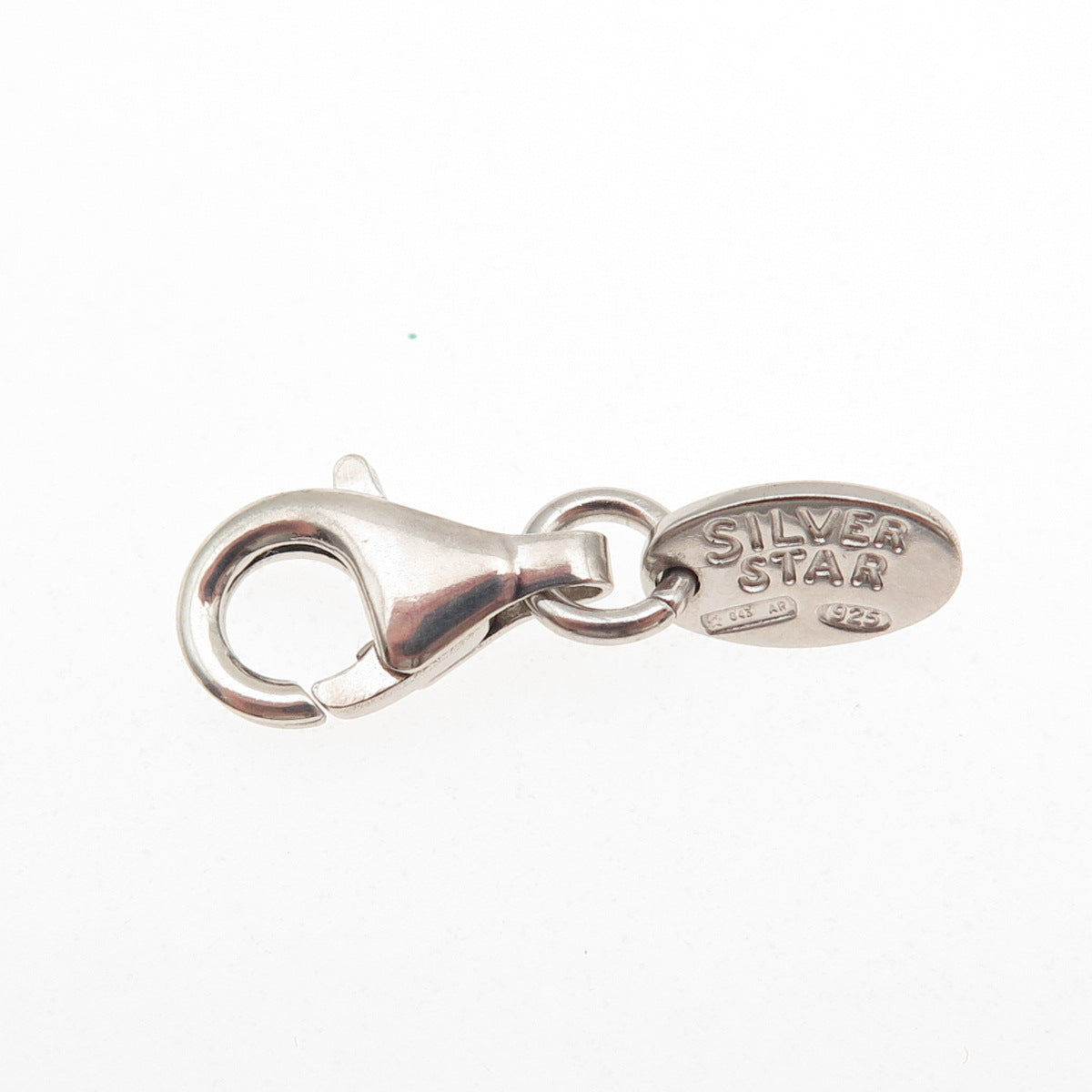 Silver Star 925 Sterling Italy Bracelet / Necklace Lobster Lock Clasp