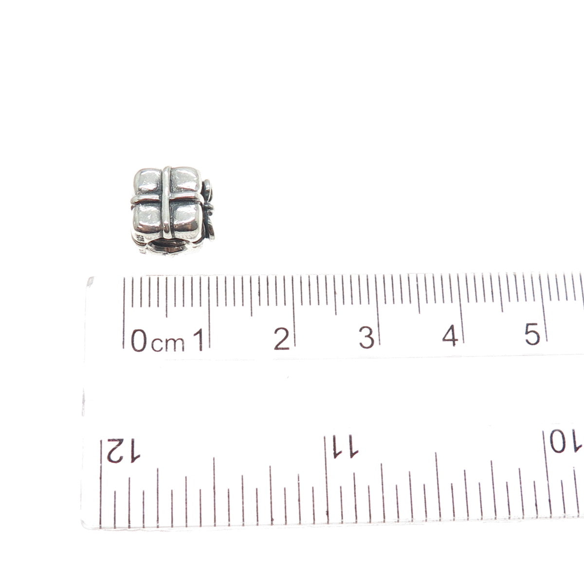 PANDORA 925 Sterling Silver Gift Box Slide Bead Charm
