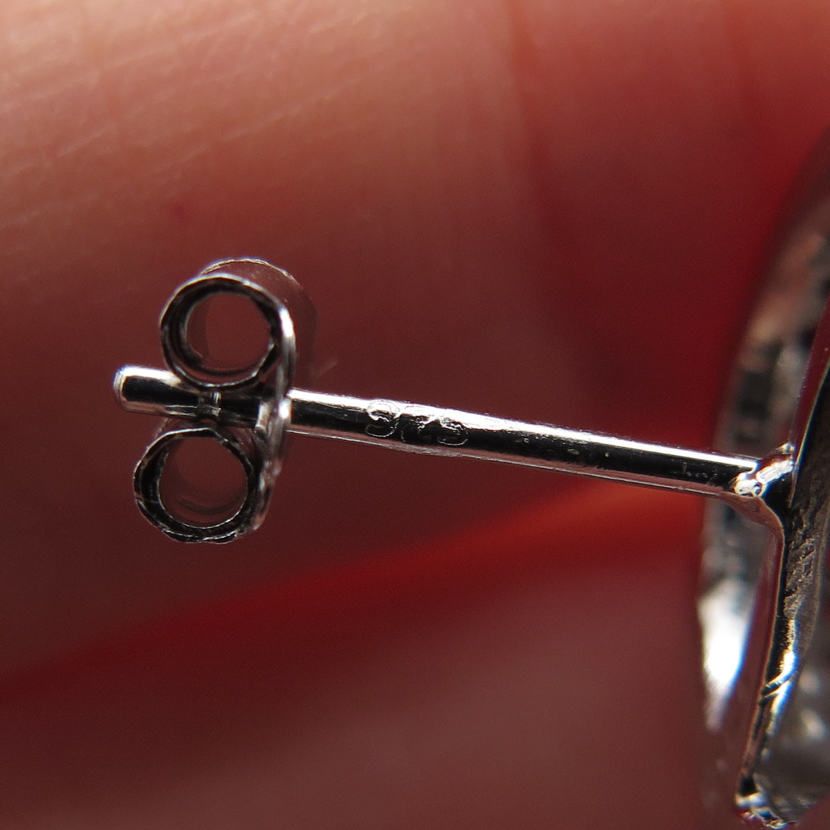 925 Sterling Silver Round-Cut C Z Sparkle Wheel Stud Earrings