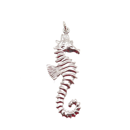 BREADNER CO. 925 Sterling Silver Vintage Seahorse Charm Pendant