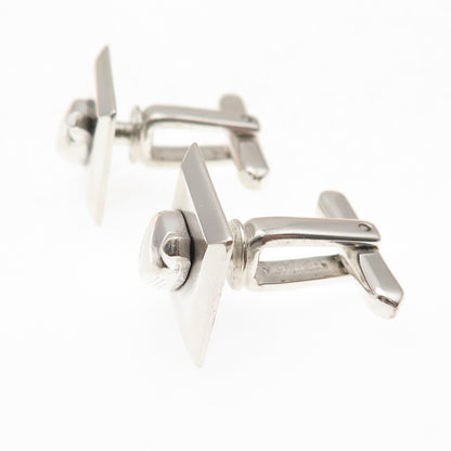 925 Sterling Silver Front Vintage Golf Club Cufflinks
