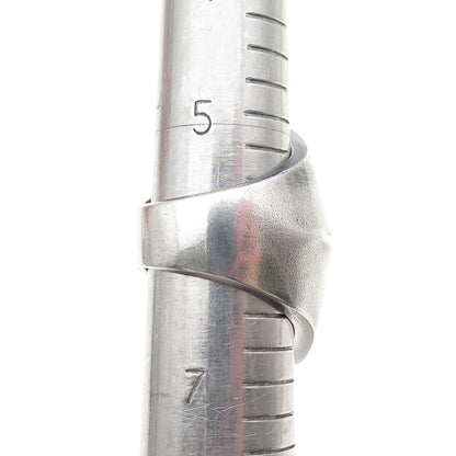 LAPPONIA 925 Sterling Vintage 1979 Finland Modernist Adjustable Ring Size 6.25