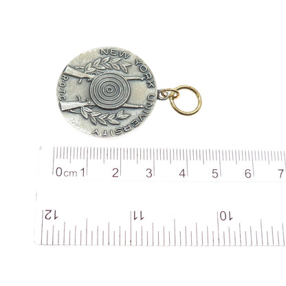 BALFOUR 925 Sterling Antique 1941 NYU Reserve Officers' Training Corps Pendant
