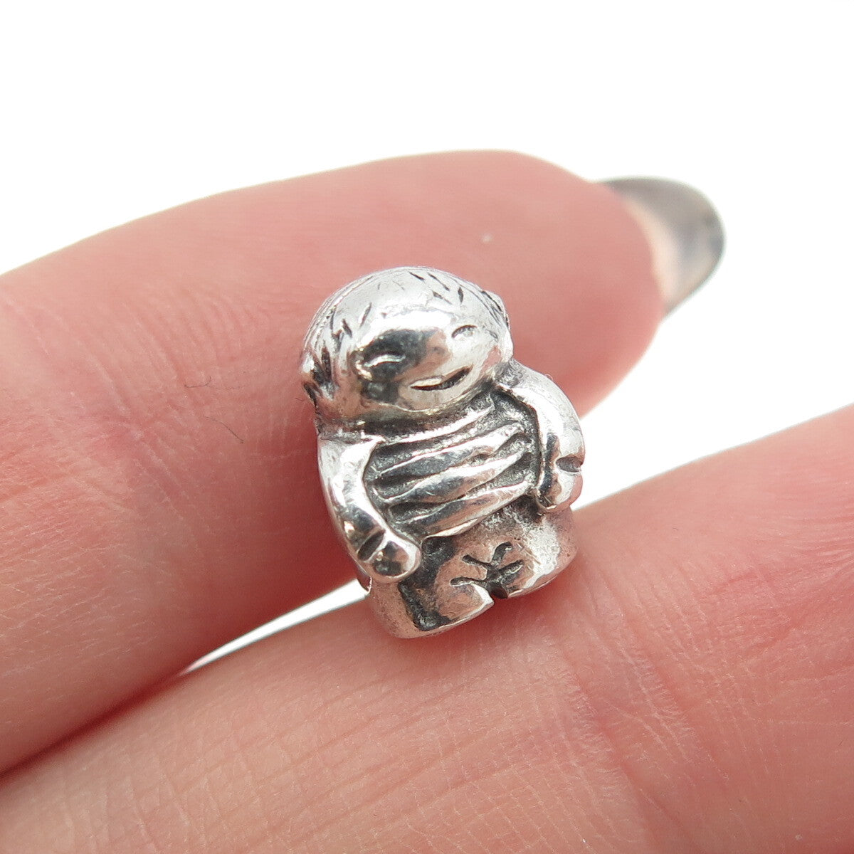 PANDORA 925 Sterling Silver Kleiner Junge Bead Charm