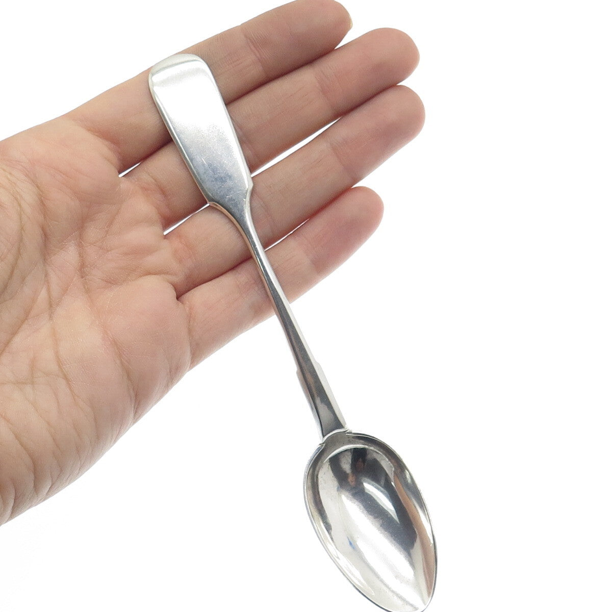 84 Silver Antique European Pilgrim Individual Tea Spoon