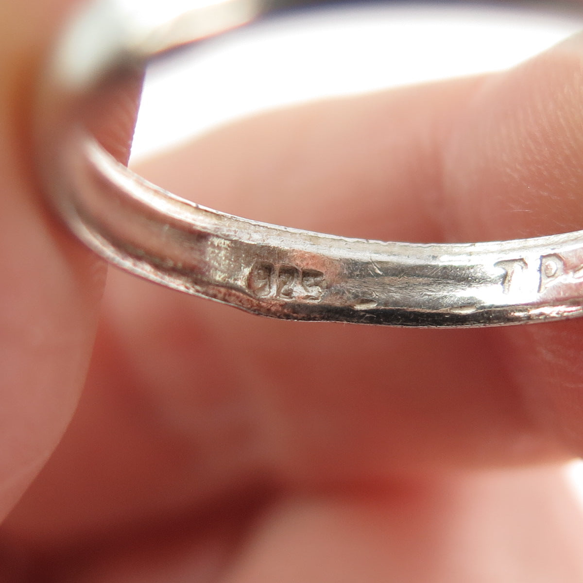 925 Sterling Silver Vintage Mexico Interlocked Multi-Band Ring Size 5.5