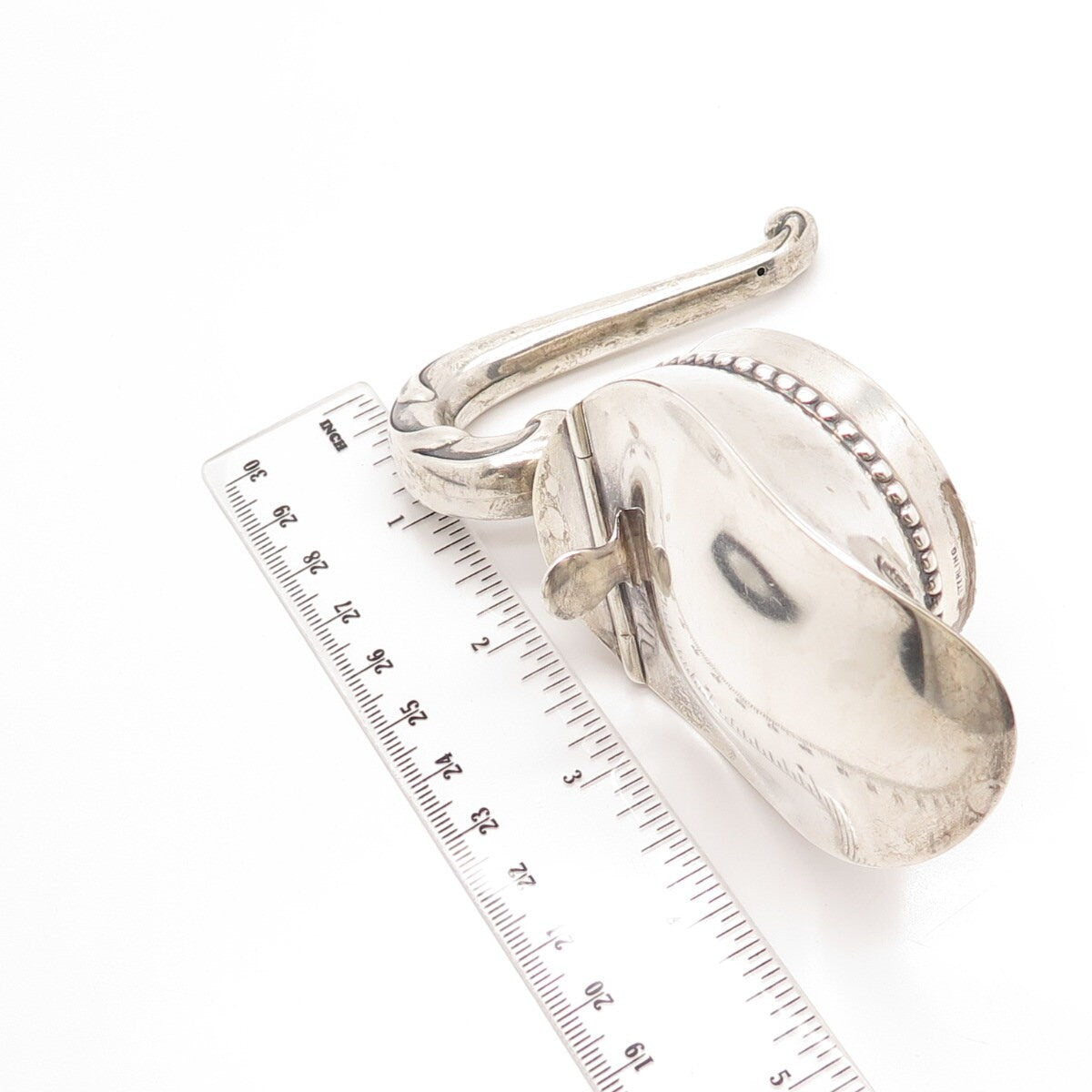 925 Sterling Silver Antique Water Pitcher Lid & Handle