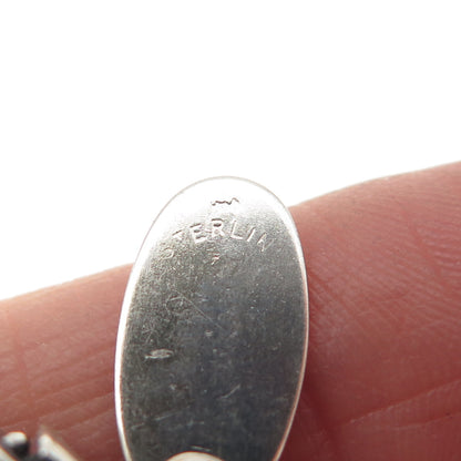 MAISELS INDIAN 925 Sterling Silver Vintage SF Cable Car 3D Mini Charm Pendant