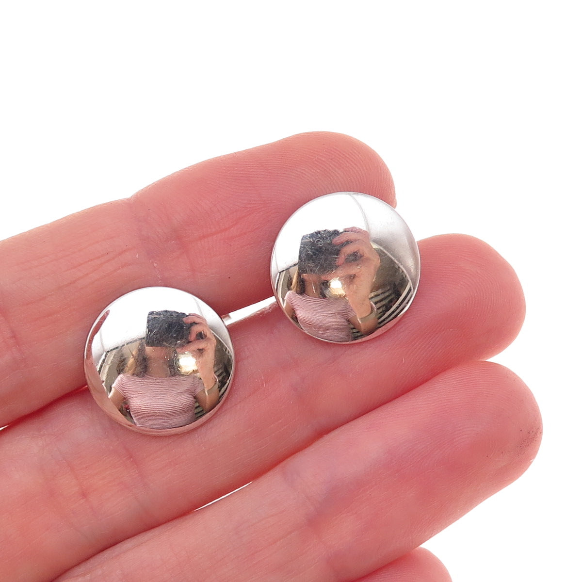 925 Sterling Silver Antique Art Deco Real Marcasite Floral Cufflinks