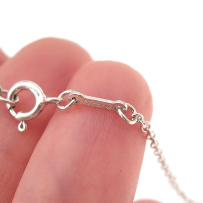 Tiffany & Co. Elsa Peretti 925 Sterling Silver Vintage Cable Chain Necklace 28"
