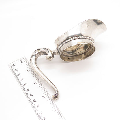 925 Sterling Silver Antique Water Pitcher Lid & Handle