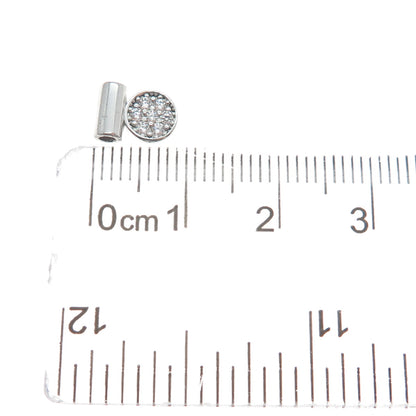 NOMINATION 925 Sterling Silver Round-Cut C Z SeiMia Minimalist Slide Pendant