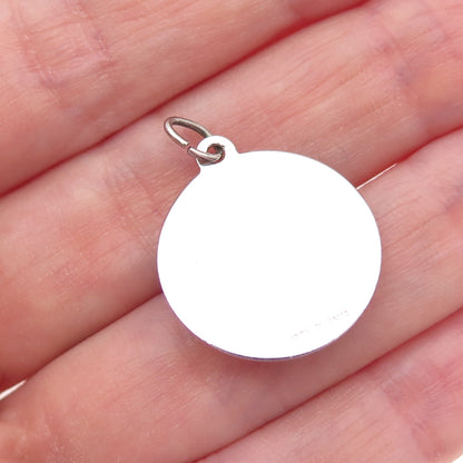 925 Sterling Silver Vintage Our Pride & Joy Boy Charm Pendant