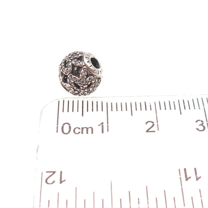 Pandora 925 Sterling Silver C Z Essence Appreciation Slide Bead Charm