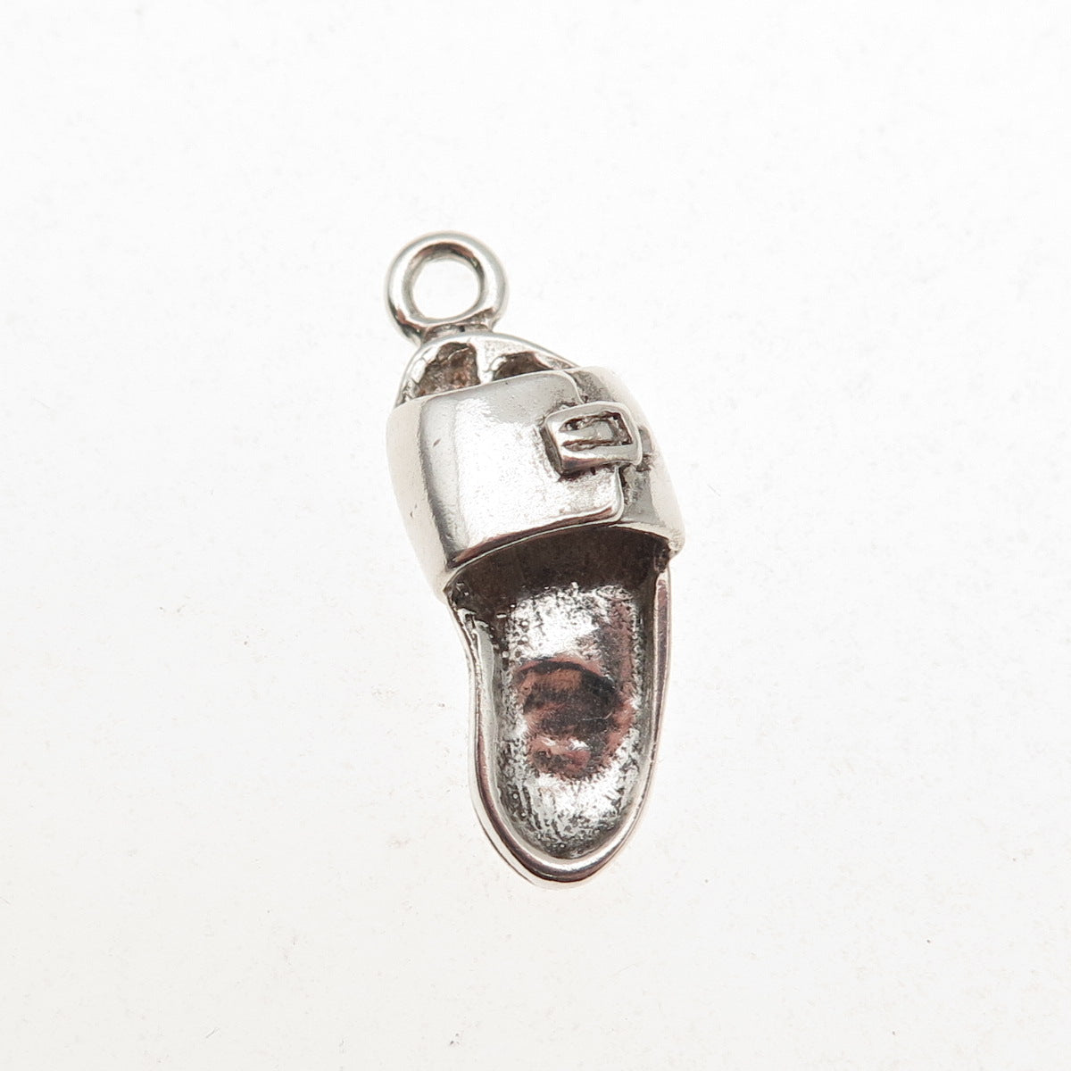 Sunwest 925 Sterling Silver Vintage Sandal Oxidized 3D Charm Pendant