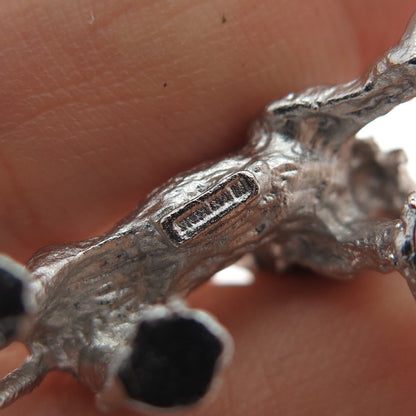 925 Sterling Silver Vintage Lion Charm Pendant