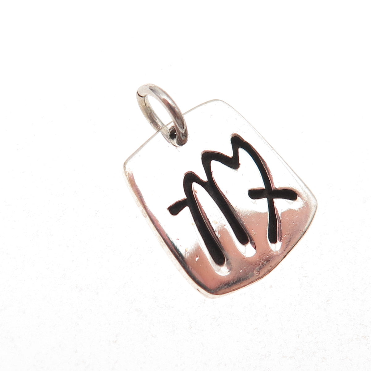 Anne Harvey 925 Sterling Silver Vintage Mexico Virgo Zodiac Sign Charm Pendant