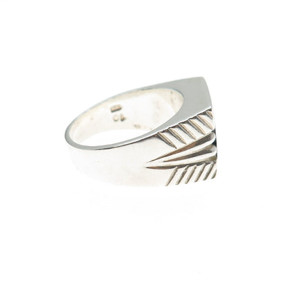 PHLD PlayHardLookDope 925 Sterling Silver Real Black Onyx Ring Size 9.75