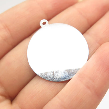 925 Sterling Silver Vintage Elco "John F. Kennedy" Charm Pendant