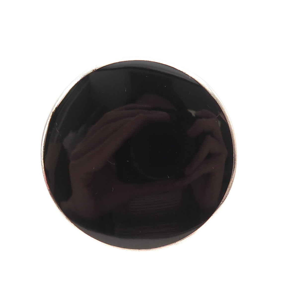 CW Sellors 925 Sterling Silver Sheffield 2011 Real Black Onyx Ring Size 9.5