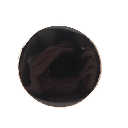 CW Sellors 925 Sterling Silver Sheffield 2011 Real Black Onyx Ring Size 9.5