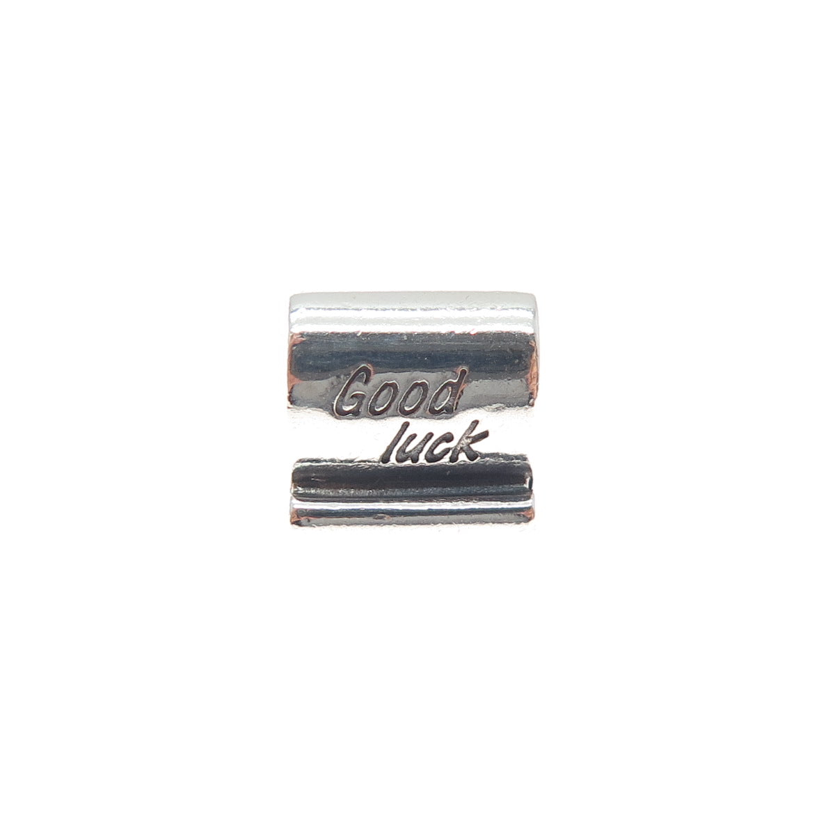 PANDORA 925 Sterling Silver Good Luck Celtic Triskelion Slide Bead Charm