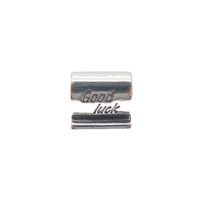 PANDORA 925 Sterling Silver Good Luck Celtic Triskelion Slide Bead Charm