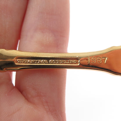 TIFFANY & CO. 925 Sterling Silver Gold Filled Vintage 1987 New York Spoon