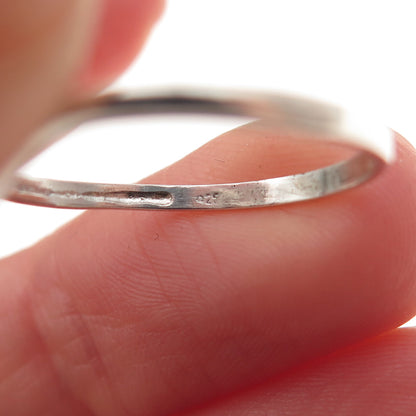 925 Sterling Silver Round-Cut C Z Heart Ring Size 8.75