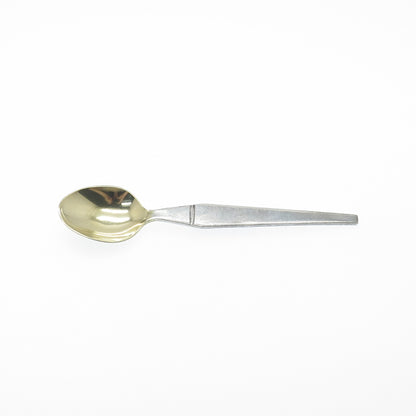 875 Silver 2-Tone Vintage European Coffee Spoon