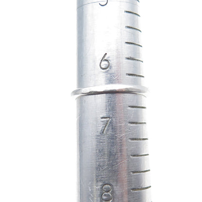 925 Sterling Silver Vintage Ribbed Oxidized Ring Size 6.5