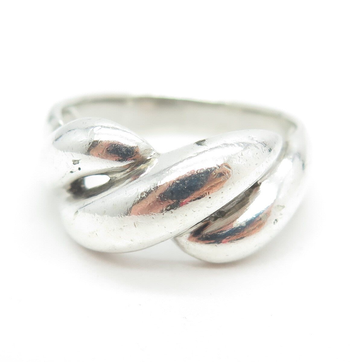 CHAPAL ZENRAY 925 Sterling Silver Vintage Modernist Ring Size 9