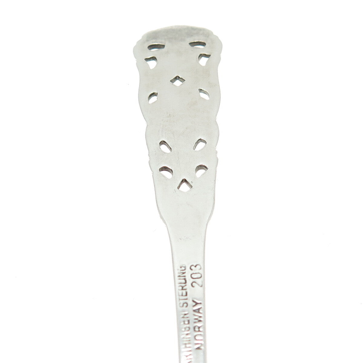 TH MARTHINSEN Sterling Silver Antique Art Deco Norway Valdres Coffee Spoon #203