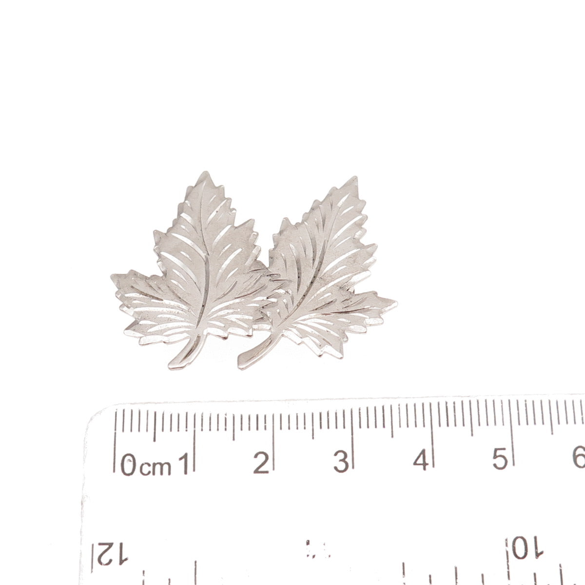 Breadner Co. 925 Sterling Silver Antique Art Deco Maple Leaf Pin Brooch