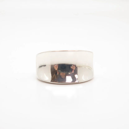 925 Sterling Silver Vintage Modernist Ring Size 8.5