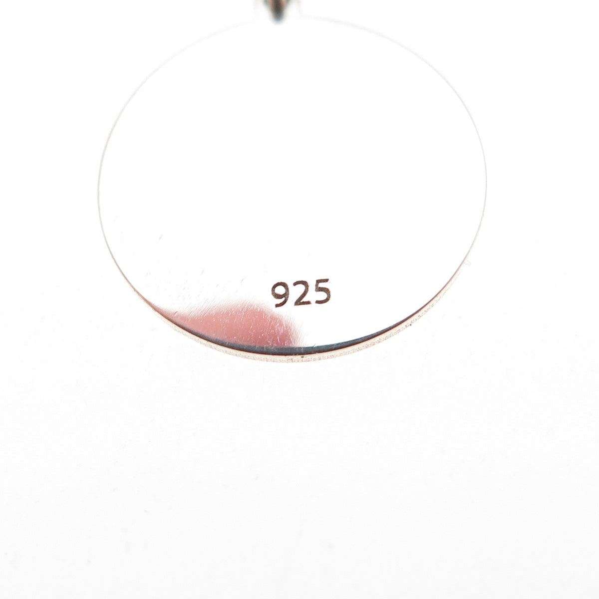 925 Sterling Silver Red Enamel Female Symbol Heart Box Chain Necklace 18"