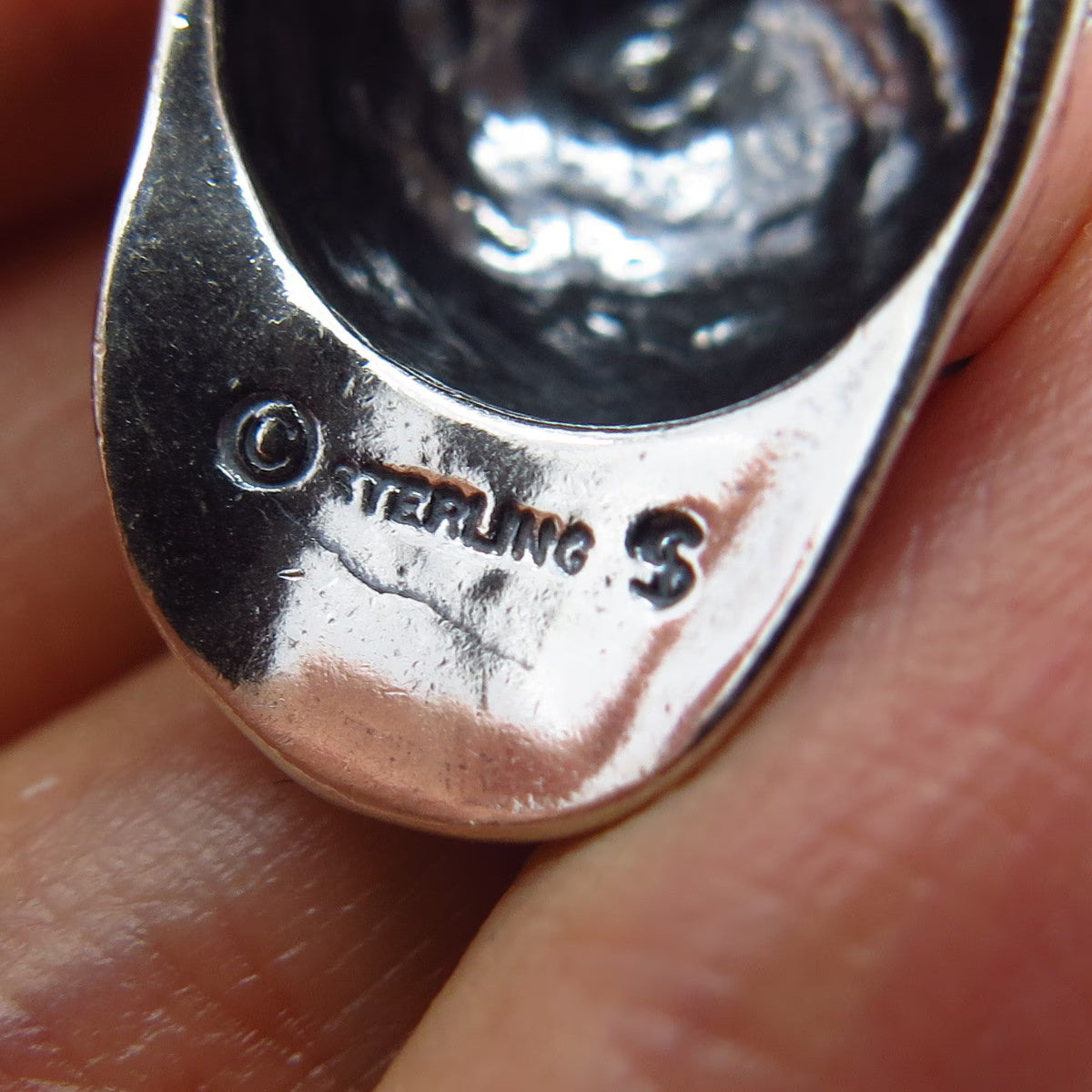 925 Sterling Silver Vintage Shube Cap Pendant