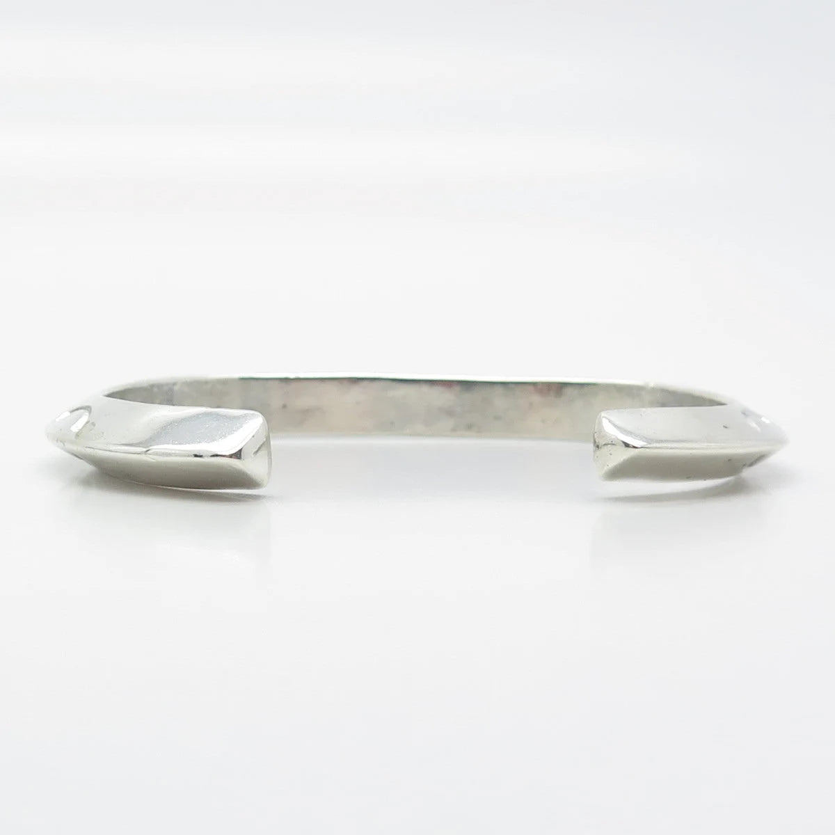 925 Sterling Silver Vintage Ethnic Cuff Bracelet 6"
