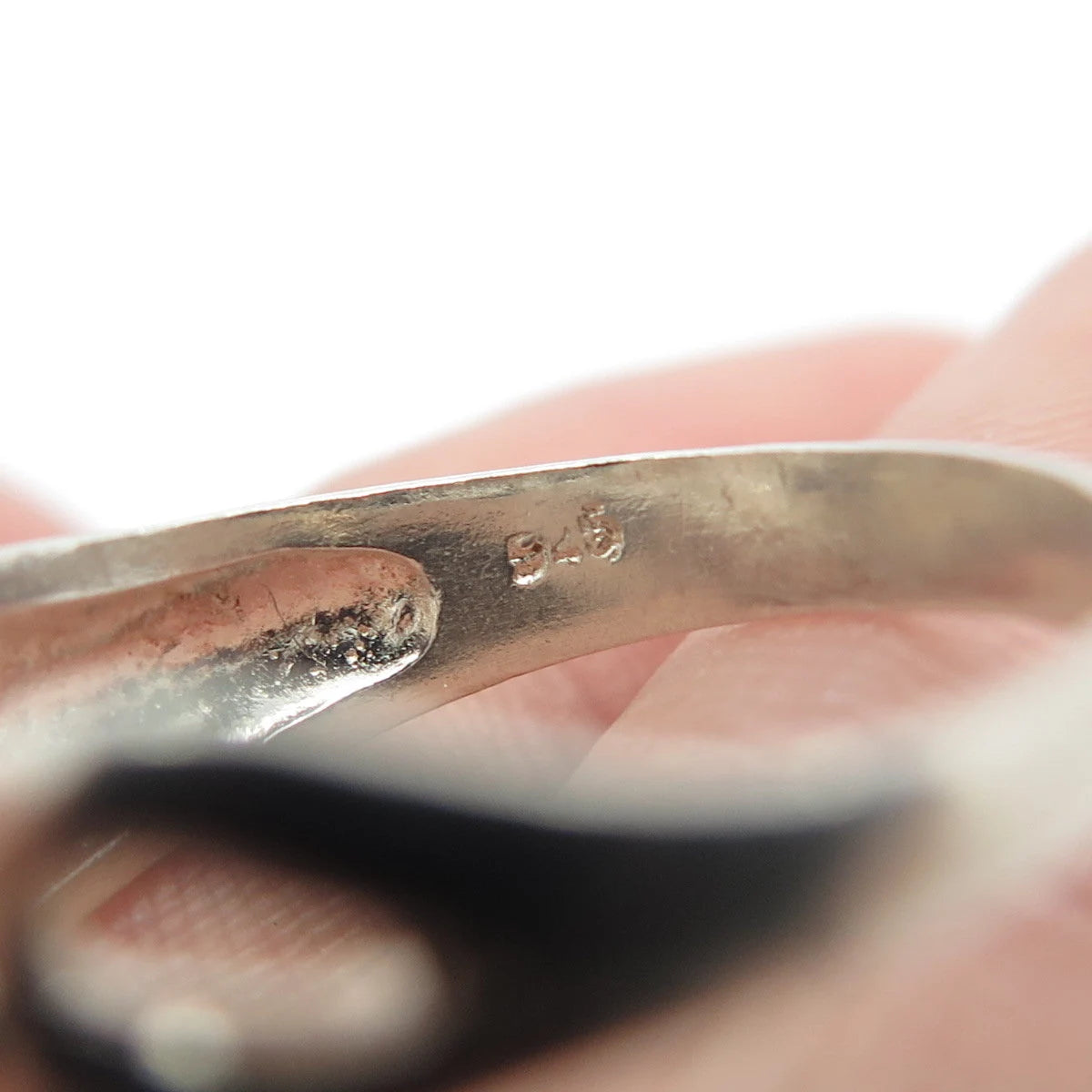 925 Sterling Silver Vintage Friendly Dolphin Ring Size 7.25