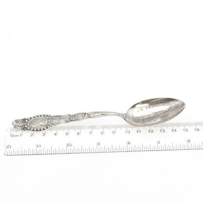 Campbell - Metcalf Sterling Antique Art Deco Washington US Capitol Coffee Spoon