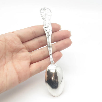 925 Sterling Silver Antique Watson States & Cities "Illinois" Demitasse Spoon