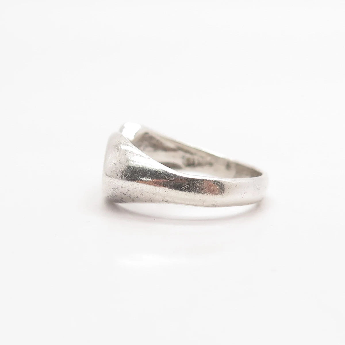 925 Sterling Silver Vintage Ichthys Fish Ring Size 6.5