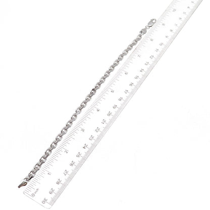 Karizia Spa KA-1772 925 Sterling Silver Italy Cable Link Bracelet 8.5"