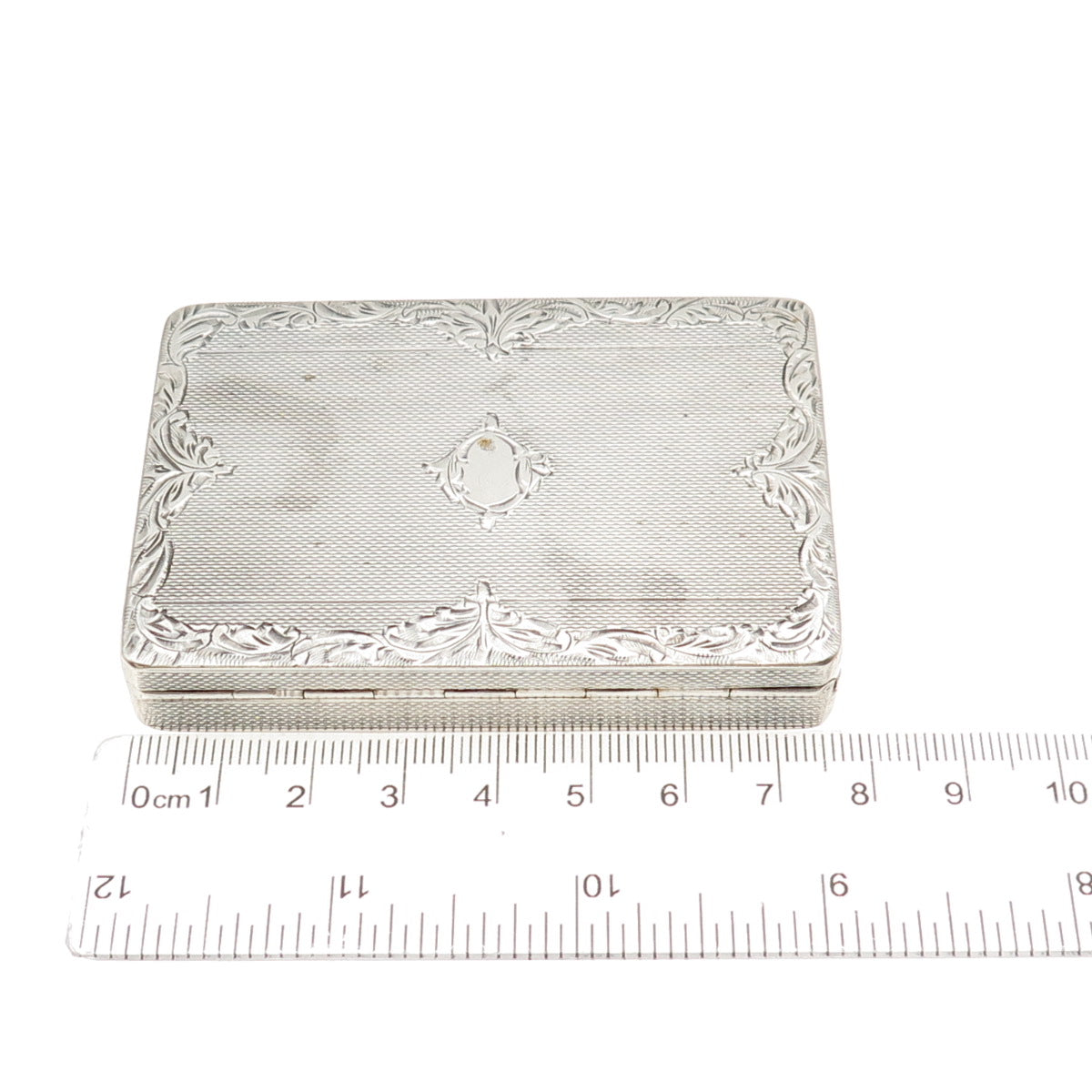 800 Silver Antique Art Deco Austria KTA Artisan Engraved Cigarette Case